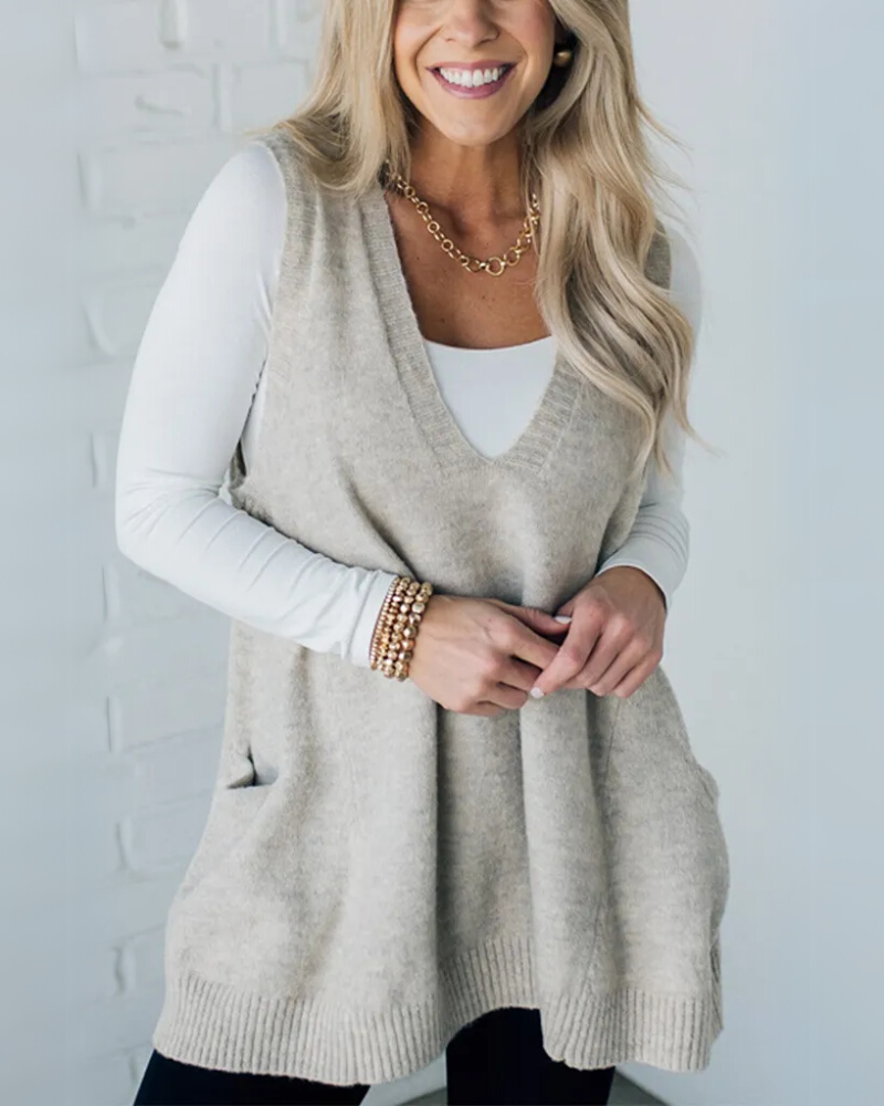 Yvonne | Stickad Mysväst