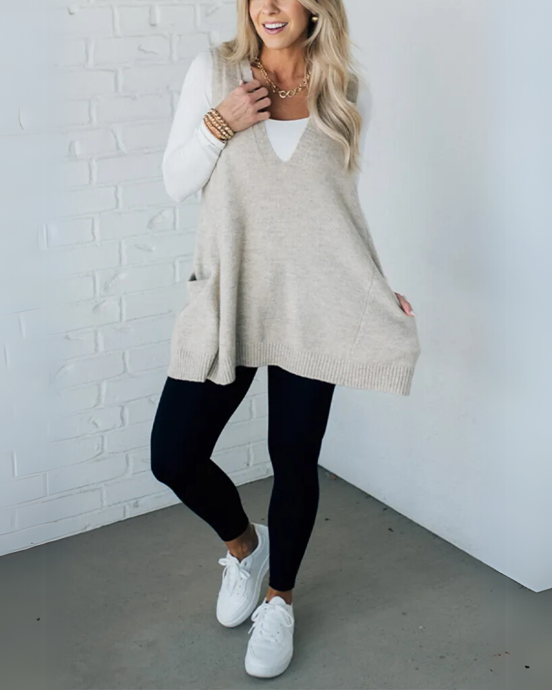 Yvonne | Stickad Mysväst