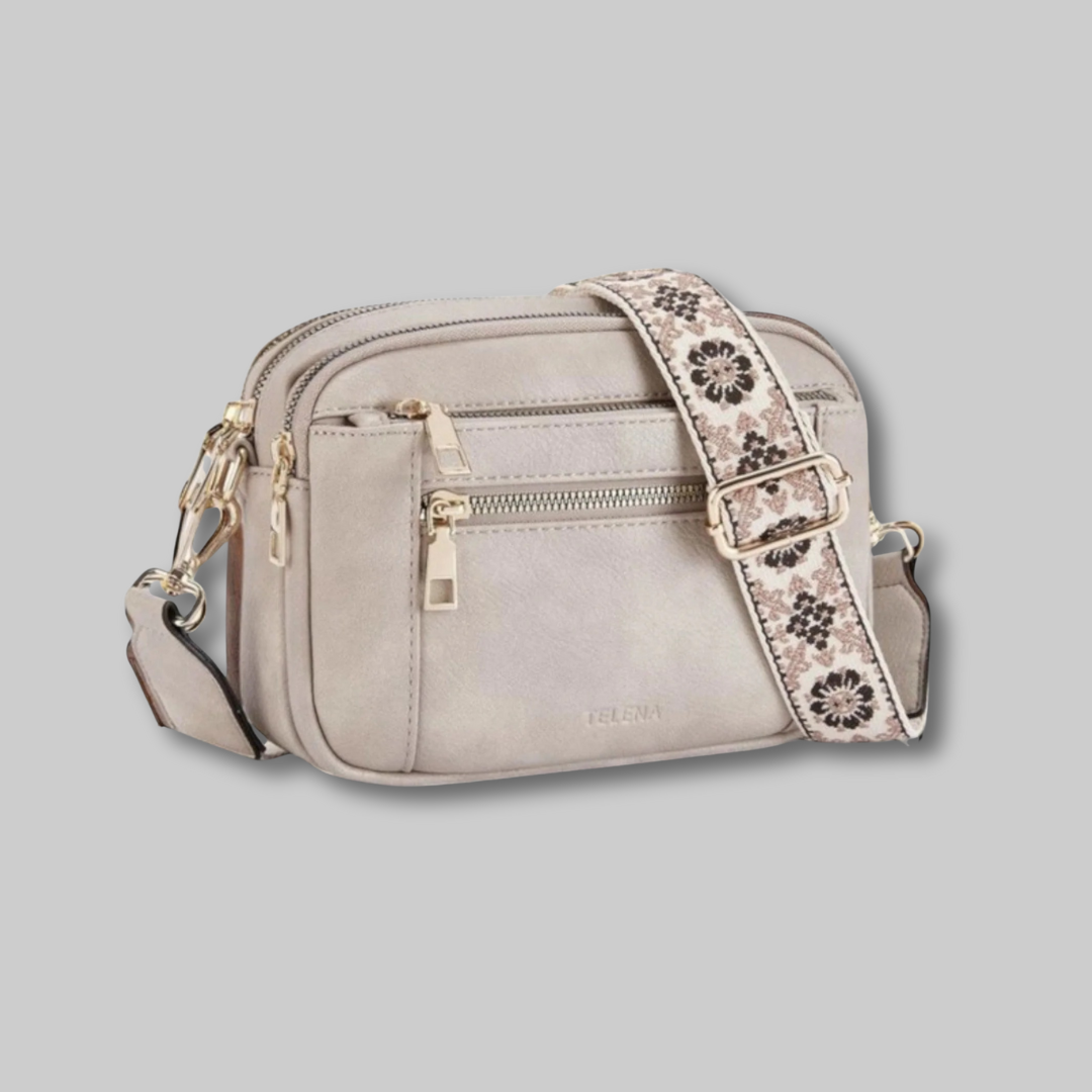 Elin™ - Elegant Läderaxelväska