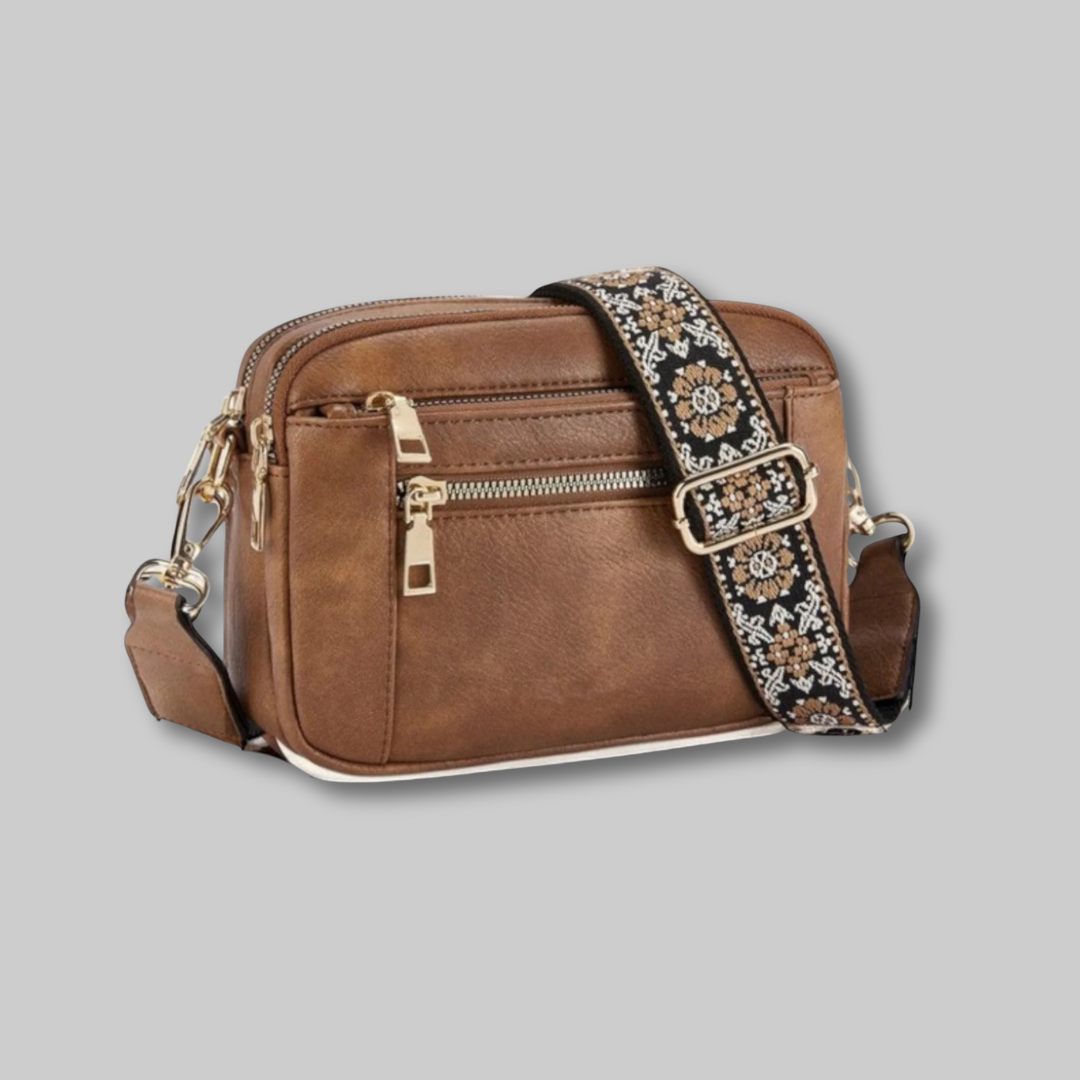 Elin™ - Elegant Läderaxelväska