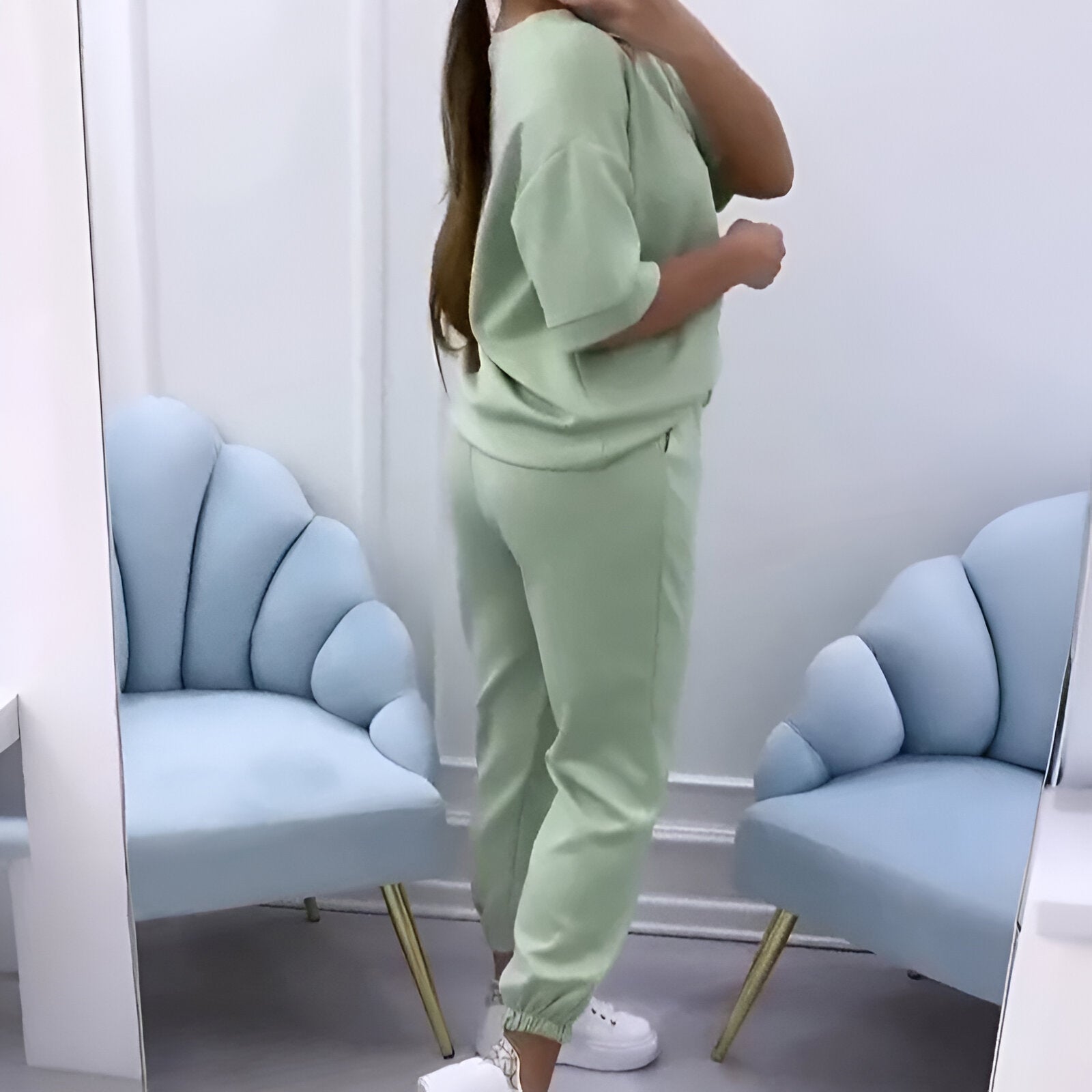 Norma | Bekväm lounge-set med kort ärm