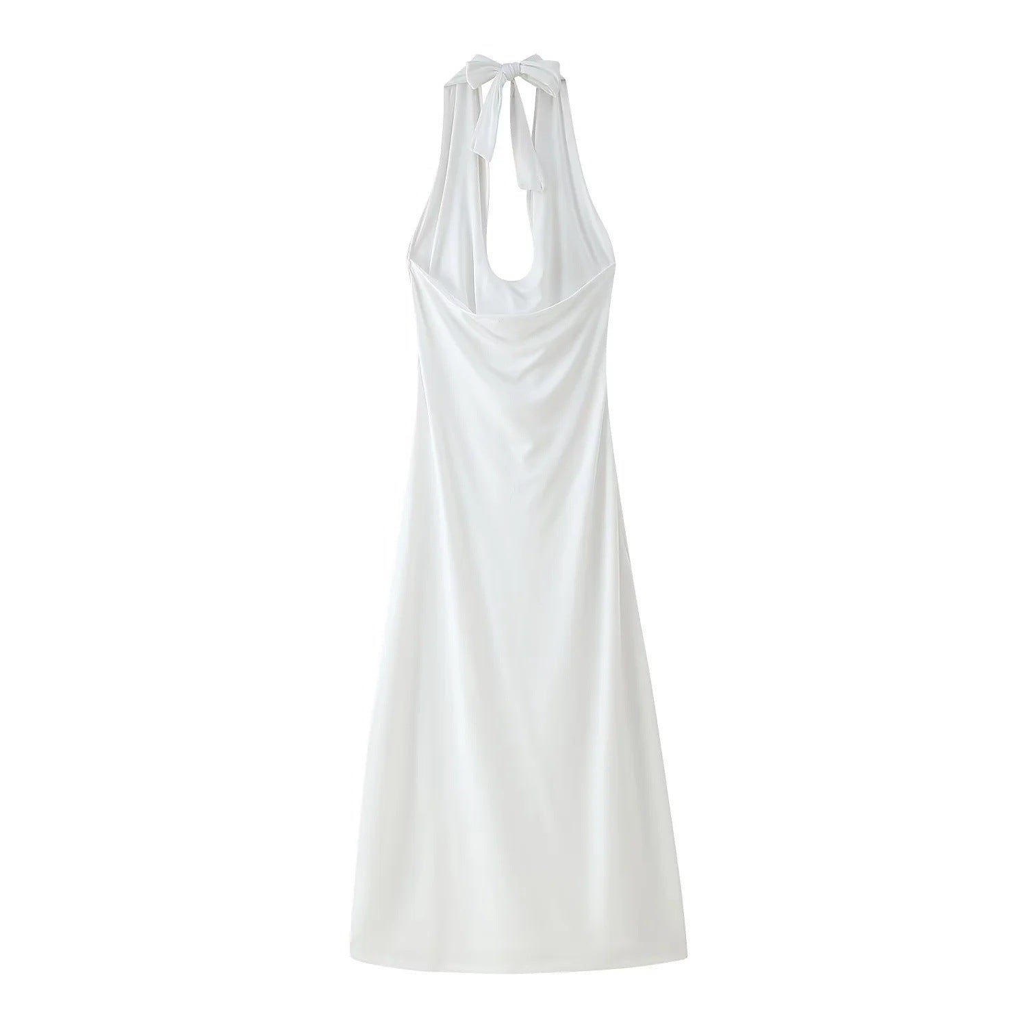 Elin™ - Elegant Vit Klänning