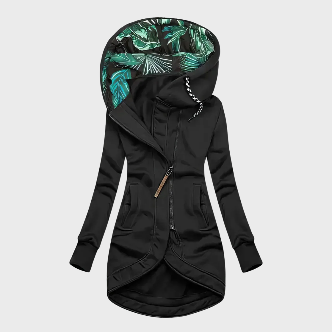 Marie – Elegant & Varm Vinterjacka med Huva