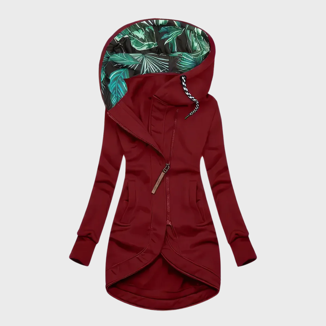 Marie – Elegant & Varm Vinterjacka med Huva