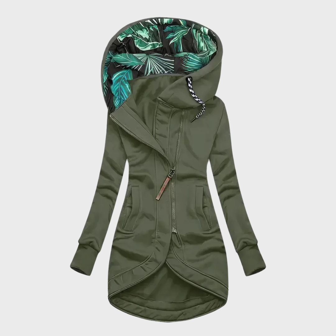 Marie – Elegant & Varm Vinterjacka med Huva