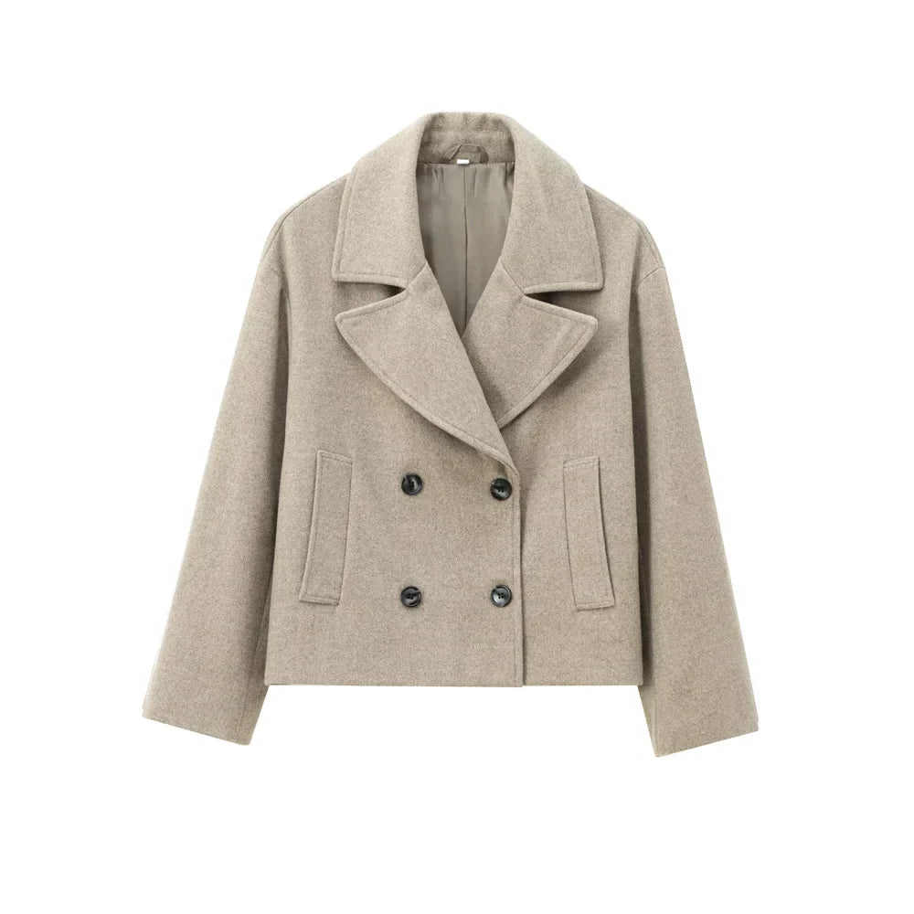 Elin™ | Dubbelknäppt Jacka