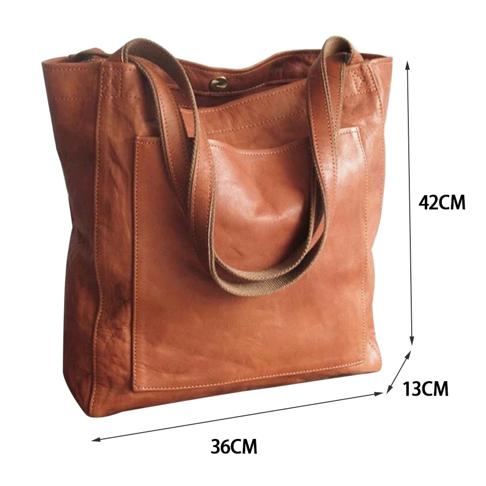 Elin™ | Vintage Lädertas