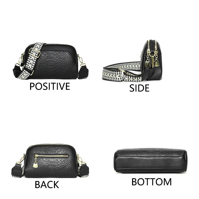 Ann | Raffinerad Läder Axelväska