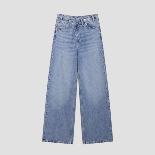 Elin™ | Diagonal Knapp Byxa