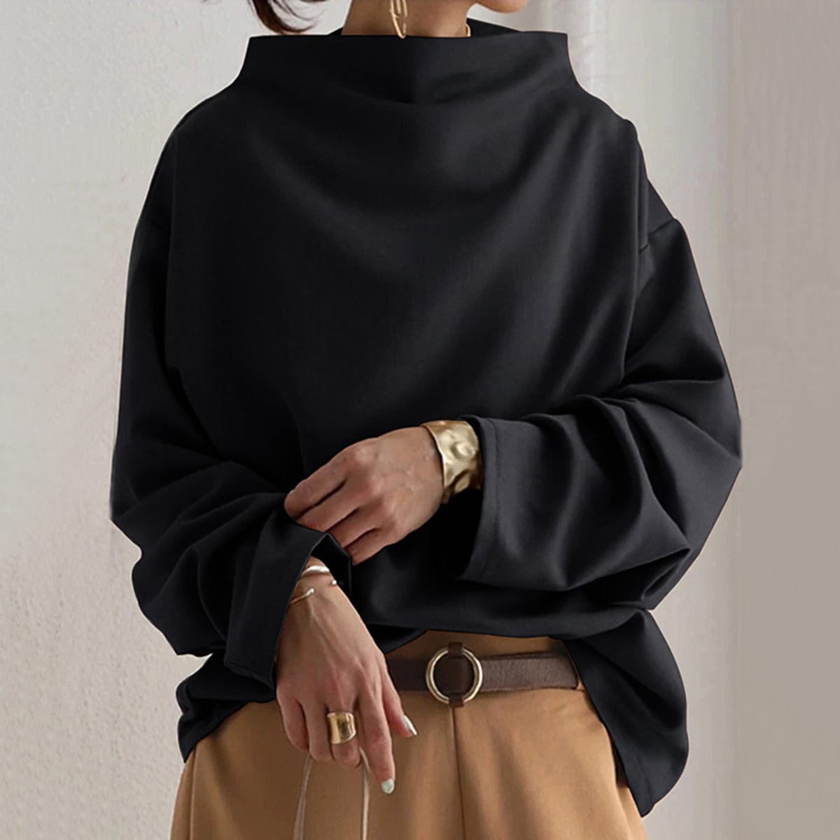 Susanna | Chic högkrage tröja