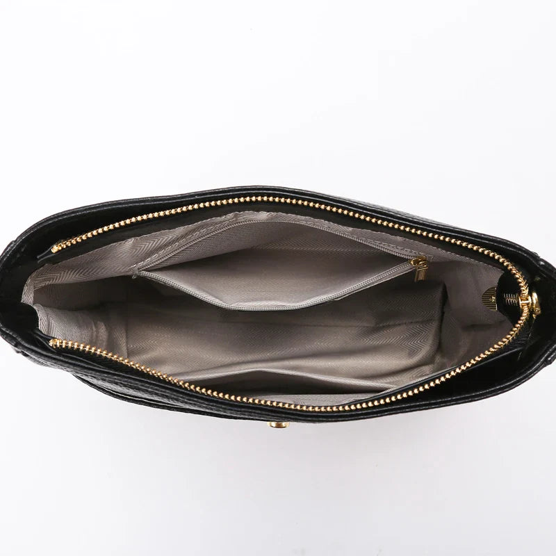 Monica | Finsydd Läder Axelväska