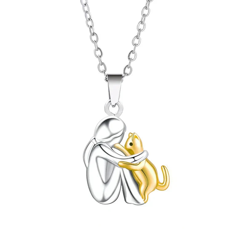Elin™ | Halsband med kattanhängare