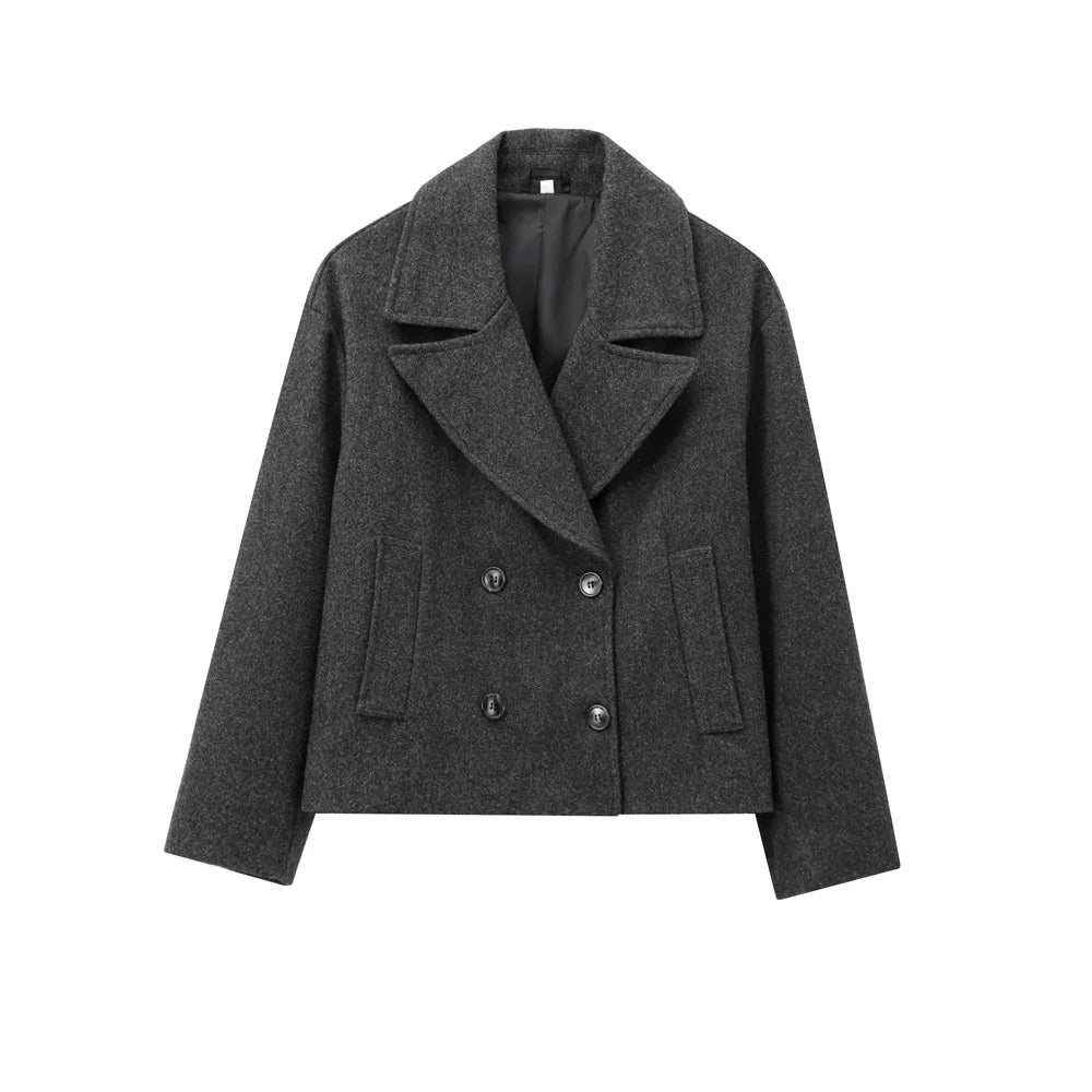 Elin™ | Dubbelknäppt Jacka