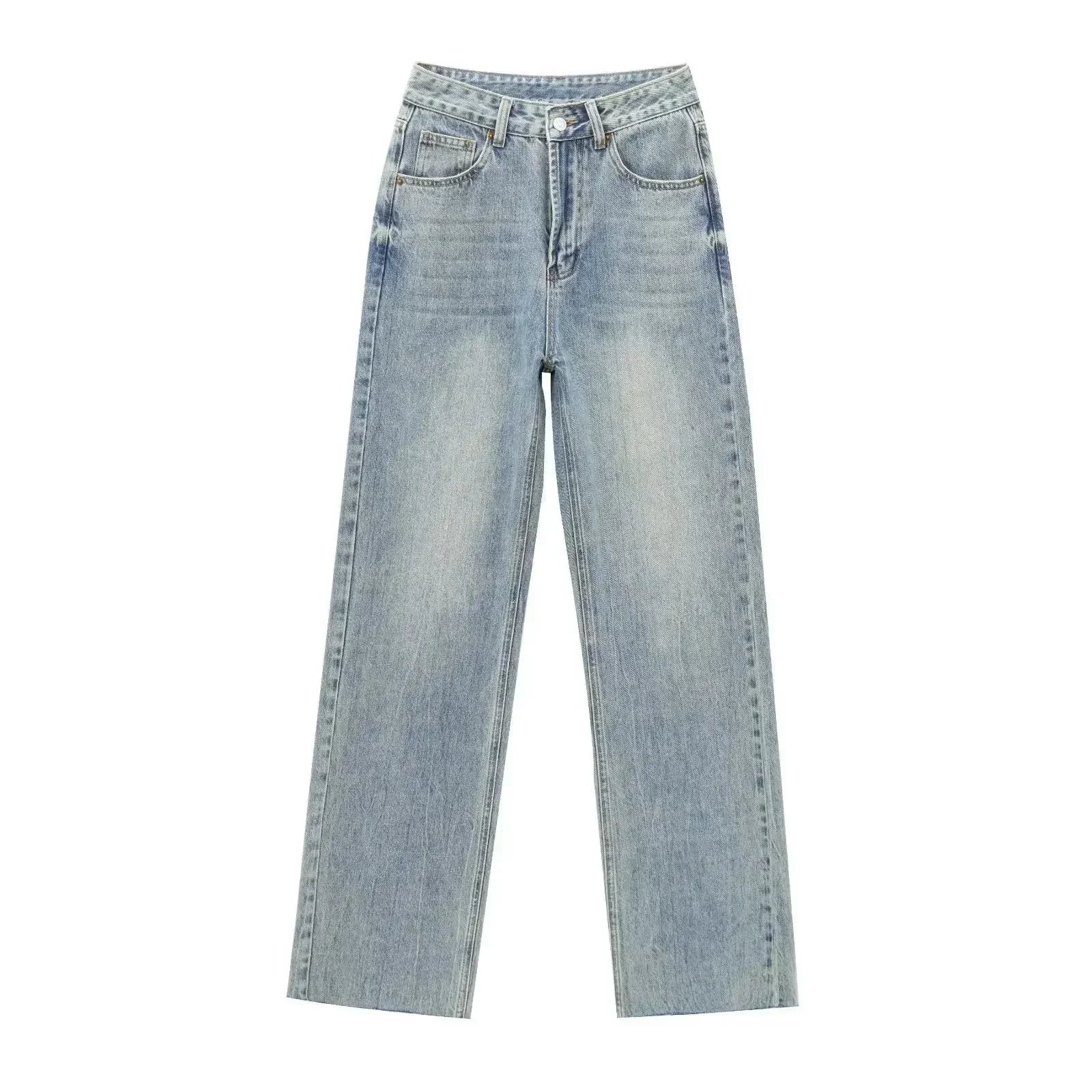 Elin™ | Ljus Tvättad Jeans