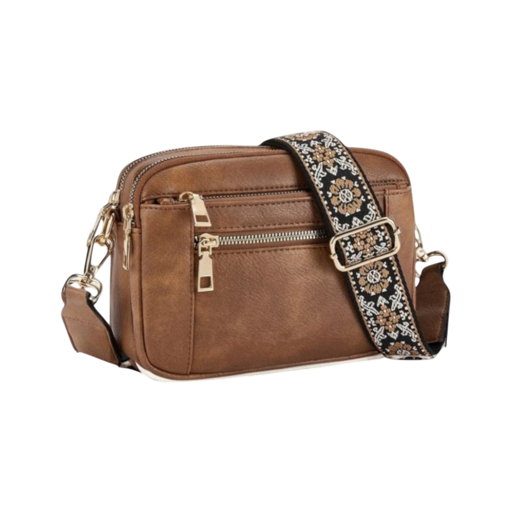 Elin™ -  Elegant Läderaxelväska